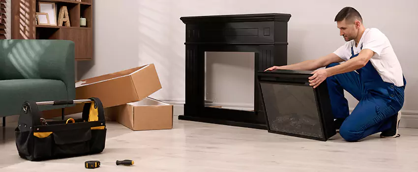 Old Rusted Metal Fireplace Repair And Replacement in Barberton, OH
